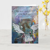 Afscheid nemen van slechte relatie kaart (Gele Bloem)