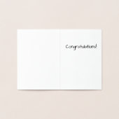 Afscheid van collega folie kaarten (Binnen)