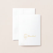 Afscheid van collega folie kaarten (Met envelop)