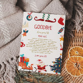 Afscheid van de kerstbrief van Elf Kaart