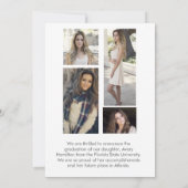 Afscheid van het Jaar Script Afstudeerkaart 5 Foto Kaart (Achterkant)