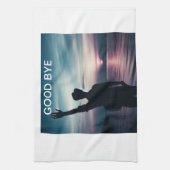 "Afscheid van het jaar" Theedoek (Verticaal)