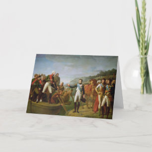 Afscheid van Napoleon I en Alexander I Kaart