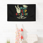 Afscheid Vrede in 6e klas Afstuderen zesde klas Spandoek (Insitu)