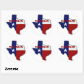 Afscheiden van Texas Ronde Sticker (Vel)