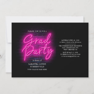Afscheidfoto's Roze 2025 Afstudeerfeestje Kaart