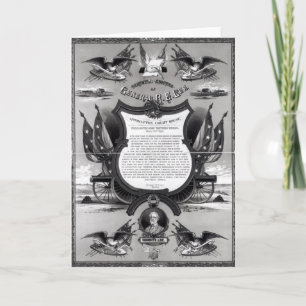 Afscheids Adres van General Robert E. Lee Kaart