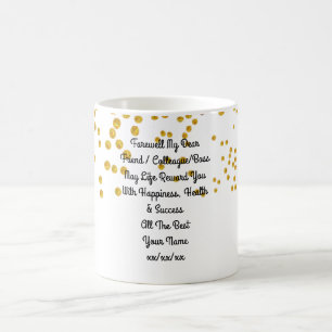 Afscheids Cadeau Collega Vriend Baas Persoonlijk Koffiemok