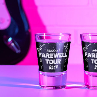 Afscheids Tournee Punk Rock Band Meisjes Avondje Shot Glas