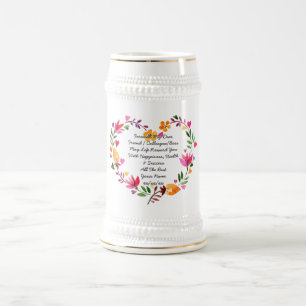 Afscheids- Verlatingsmok Mug Laat Eigen Tekst Gedi Bierpul