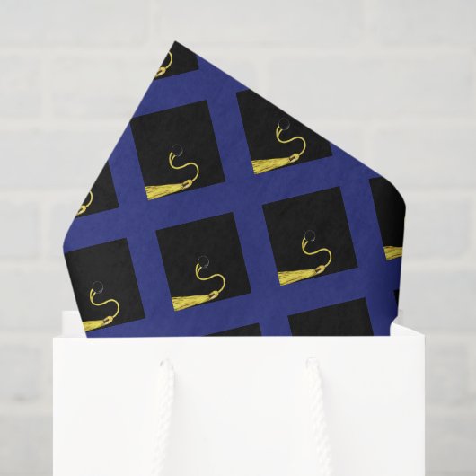Afscheidscadeaus Blauw Tissuepapier (Cadeauzakje)