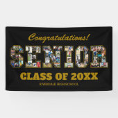 Afscheidscollage Afstudeerfeest Welkom Spandoek (Horizontaal)