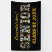 Afscheidscollage Afstudeerfeest Welkom Spandoek (Verticaal)