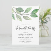 Afscheidsfeest Kaart (Staand voorkant)