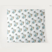 Afscheidsfeest We zullen je auto achtergrond misse Wandkleed (Voorkant (horizontaal))