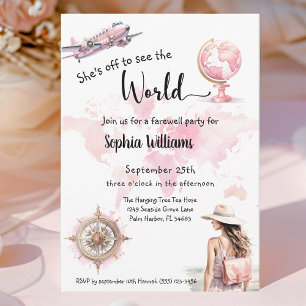 Afscheidsfeest wereldreis gaat weg kaart