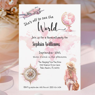 Afscheidsfeest wereldreis gaat weg kaart