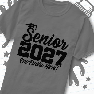 Afscheidsgrap voor de klas van 2027 t-shirt