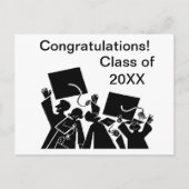 Afscheidsgroep Klas van 20XX briefkaart (Voorkant)