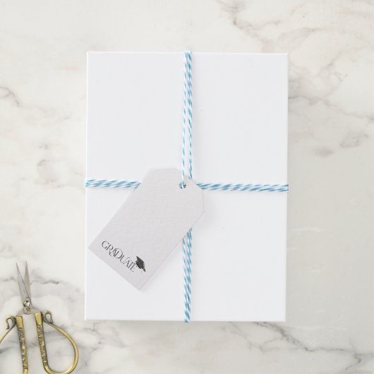 Afscheidshoed Universiteit Cadeaulabel (Met Touw)