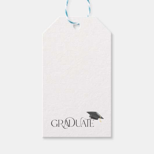 Afscheidshoed Universiteit Cadeaulabel (Voorkant)
