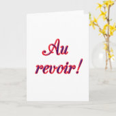 Afscheidskaart Kaart (Gele Bloem)