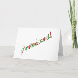 Afscheidskaart Kaart