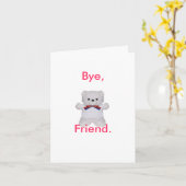 Afscheidskaart Kaart (Gele Bloem)