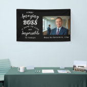 Afscheidspartij Banner voor Baas – Bewerkbare Afsc (Beurs)