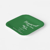 Afscheidspensioen golfclubs Thema Par T-shirt Papieren Bordje (Gebogen)