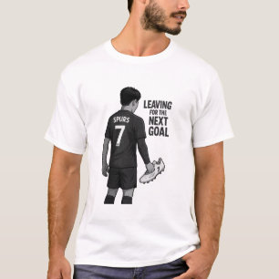 Afscheidsvoetballegende Nummer 7 Tribute Art T-shirt