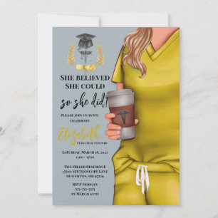 Afscheiduitnodiging Geneeskundige School Gele Medi Kaart