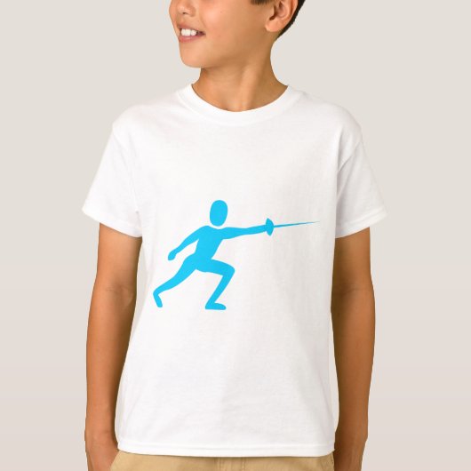 Afschermingsfiguur — Sky Blue T-shirt (Voorkant)