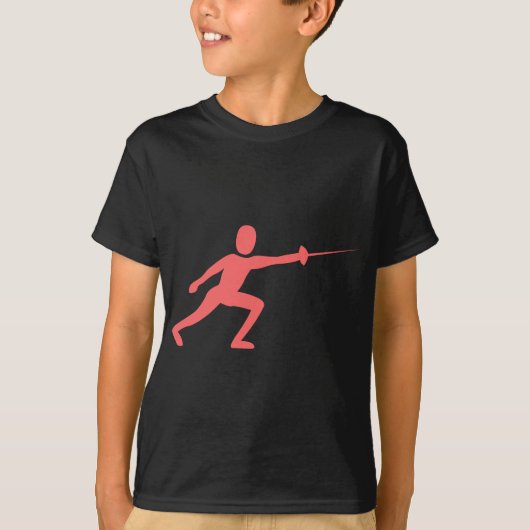Afschermingsfiguur — Tropisch roze T-shirt (Voorkant)