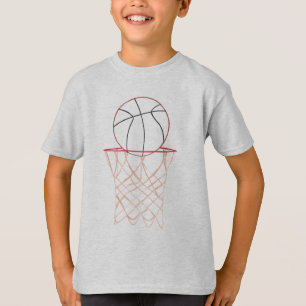 Afschets Basketball-Shirt tekenen T-shirt