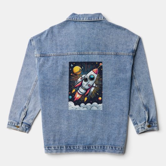 Afschieten! Denim Jacket (Achterkant)