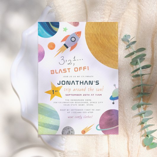 Afschieten! Raketschotel rond de zongen Kaart