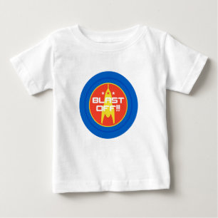 Afschieten! Retro Science Fiction Space Rocket