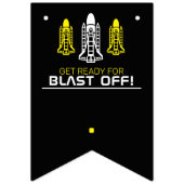 Afschieten! Space Shuttles, geboortedag Vlaggetjes (Eerste vlag)