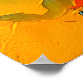 Afschilderij van extractieolie. Creative design-ac Poster (Hoek)