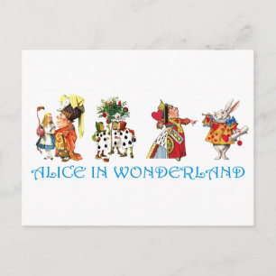AFSCHRIJVING IN WONDERLAND BRIEFKAART