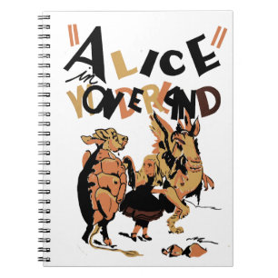 AFSCHRIJVING IN WONDERLAND NOTITIEBOEK