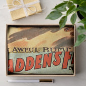 Afschuwelijke bump decoupage tissuepapier (Geschenk)