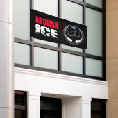 Afshafferen van ICE Spandoek (Buitenkant Gebouw)