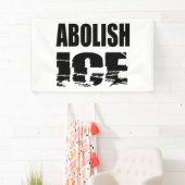 Afshafferen van ICE Spandoek (Insitu)