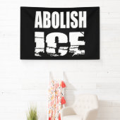 Afshafferen van ICE Spandoek (Insitu)