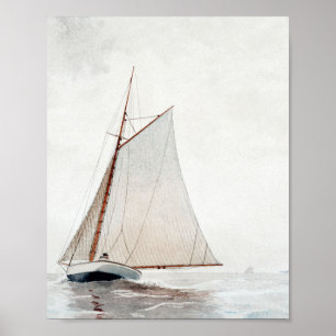 Afslachten van Gloucester door Winslow Homer Poster