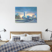 Afslag 2, Atlanta, GA - Vinyl Fotobehang Canvas Afdruk (Insitu (Slaapkamer))