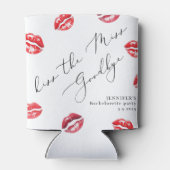 Afslankfeestje 'Kiss the Miss Goodbye' Blikjeskoeler (Achterkant)