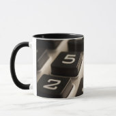 "Afsluiten calculator" Mok (Links)